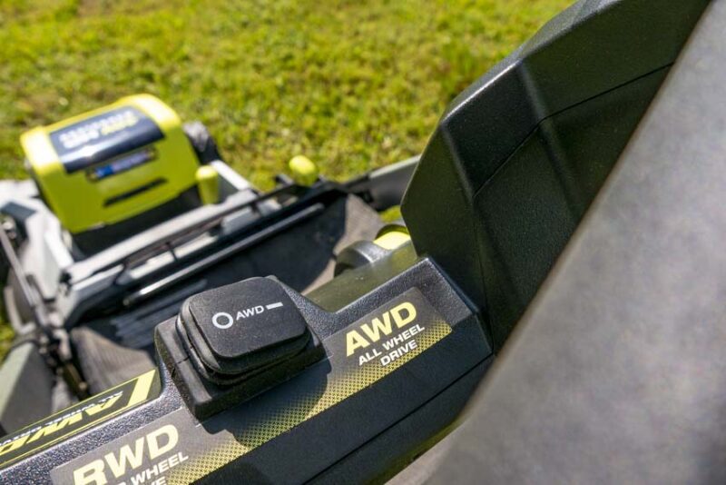Ryobi AWD controls