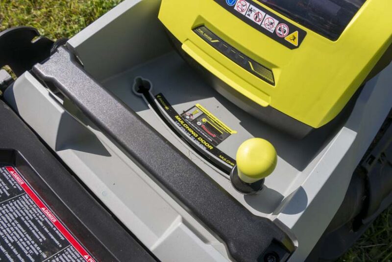 Ryobi AWD mower slider mulching plug