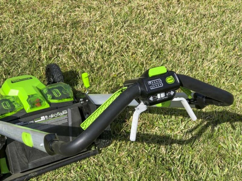 greenworks mower controls