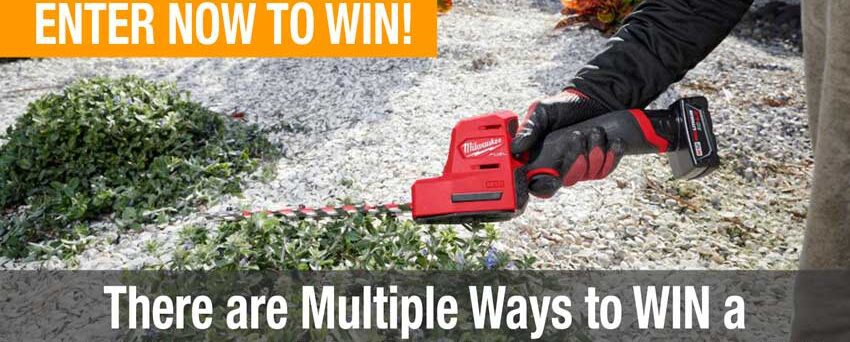 ope tool giveaway Milwaukee M12 FUEL hedge trimmer