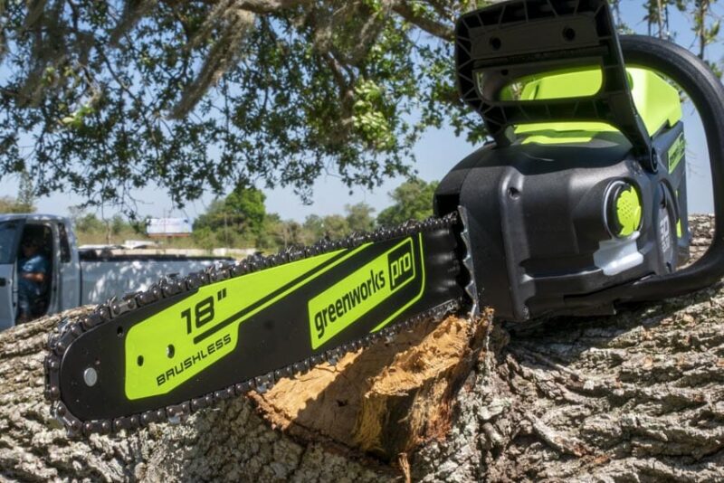 Greenworks 18-inch chainsaw bar