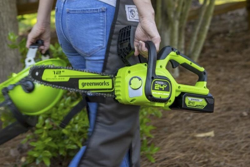 24V 12-inch chain saw