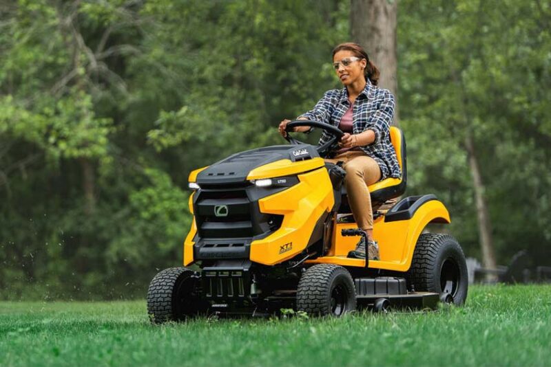 Cub Cadet XT1 Enduro FAB riding Lawn Tractor