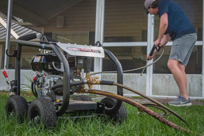 Best Pressure Washer for Driveways and Concrete | Simpson SuperPro Roll Cage 3600 PSI 2.5 GPM Gas Pressure Washer
