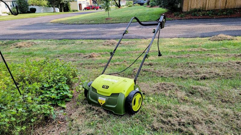dethatching machine
