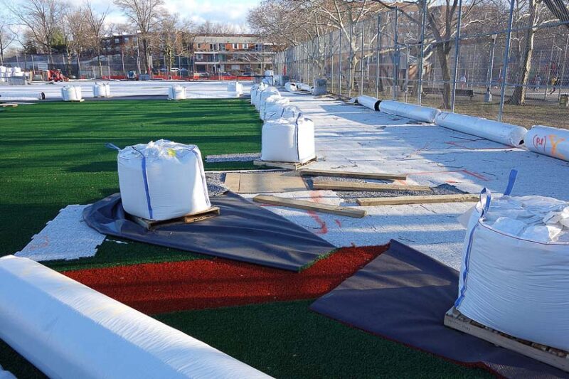 installing in a park