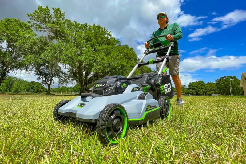 self-propelled mower