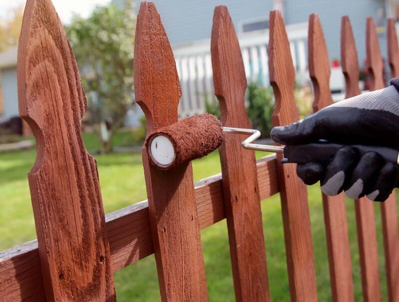 wood fence maintenance