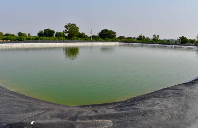 rain harvesting pond