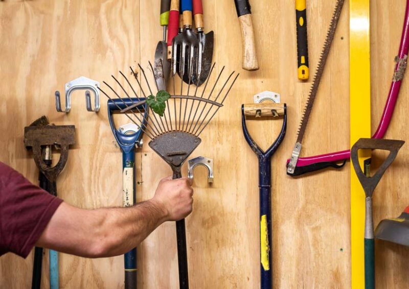 lawn leveling rake