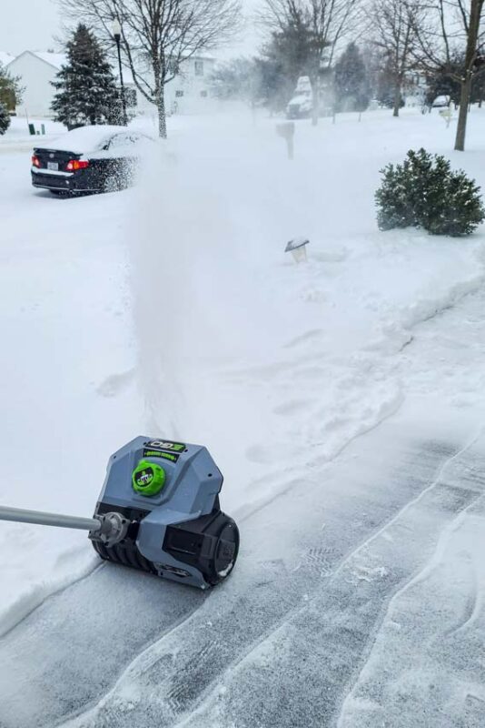 ego 56v snow blower shovel