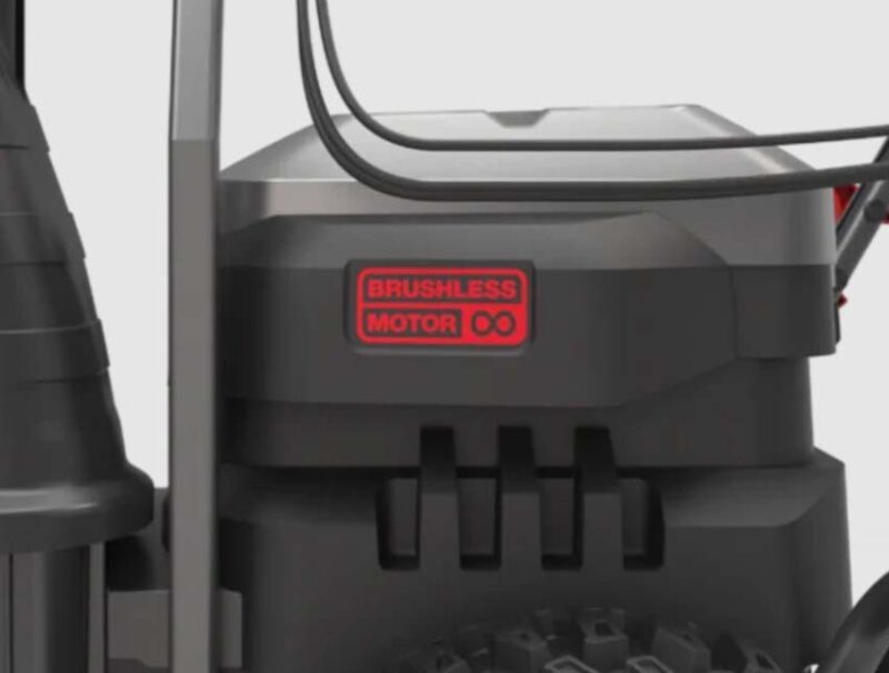 kress self propelled snow blower with brushless motor