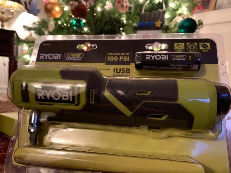 ryobi stocking stuffer high pressure inflator