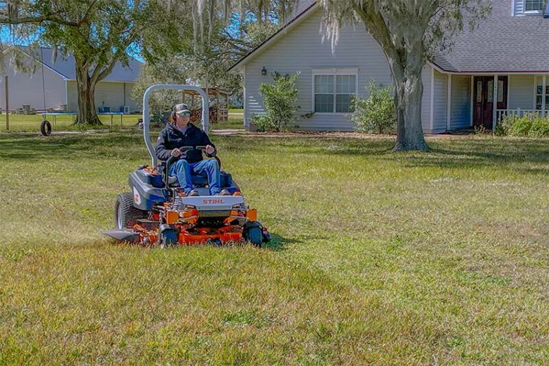 stihl zt cutting quality