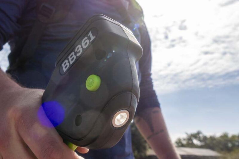 throttle mounted headlight