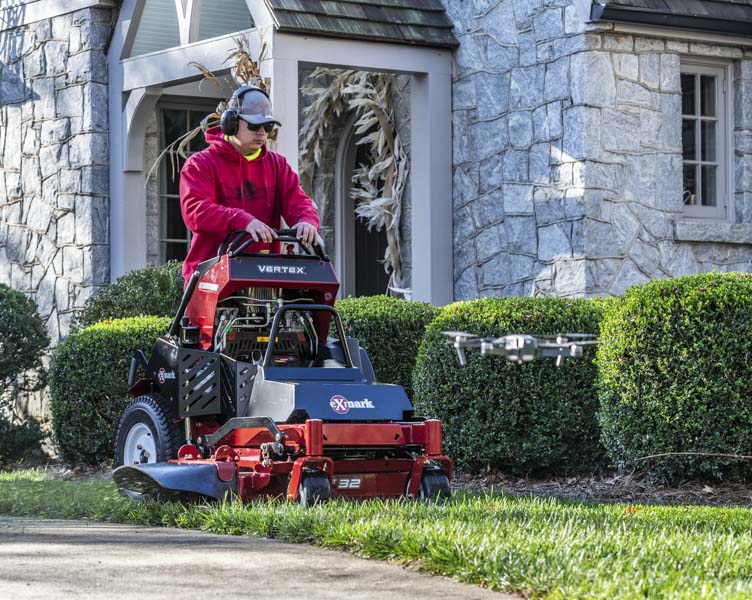 exmark e-series vertex stand-on mowers