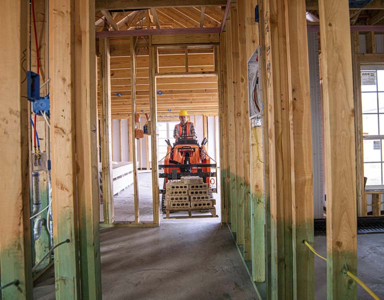 kubota stand-on loader
