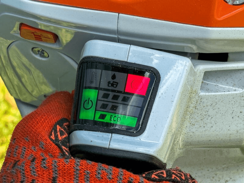 stihl chainsaw display
