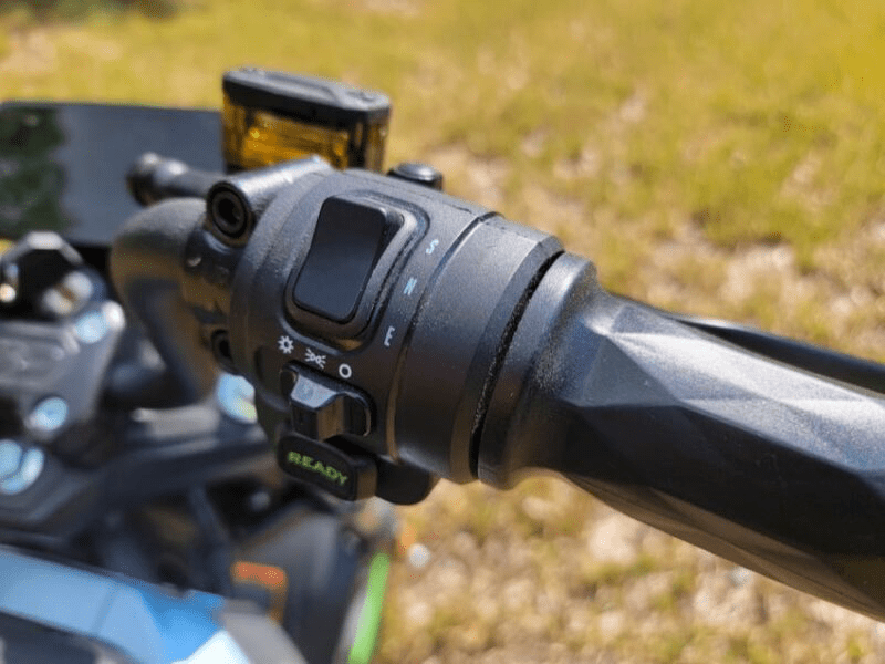 EGO 56V mini bike speed controls