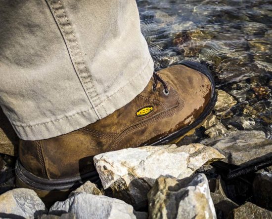 Keen Utility Baltimore Work Boot in the Stream