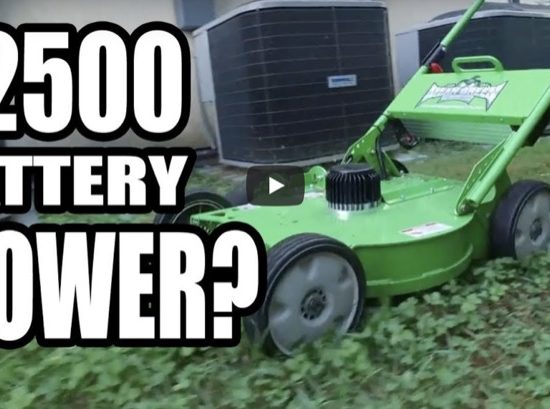 Mean Green Battery-Powered Push Mower
