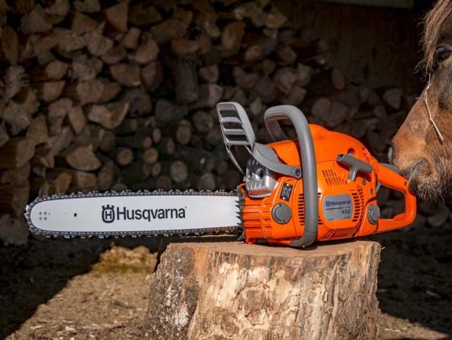 Husqvarna 450 E-series Chainsaw 13