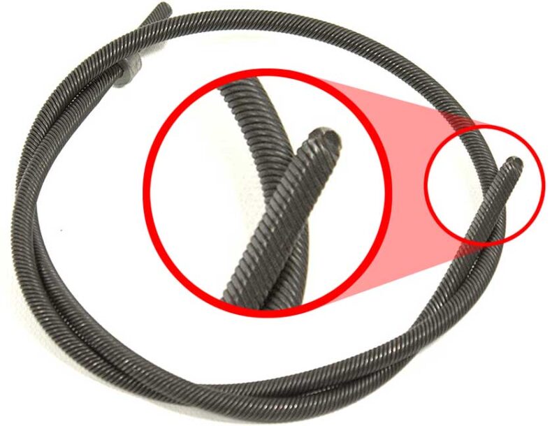 flexshaft flexible curved drive shaft for trimmer