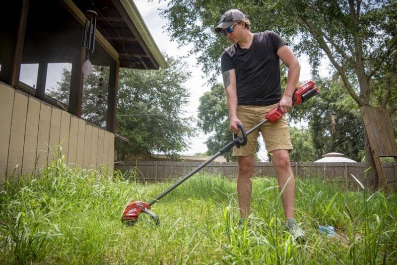 Battery grass deals edge trimmer