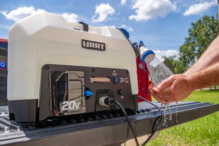 Hart 20V Portable Rinser Feature