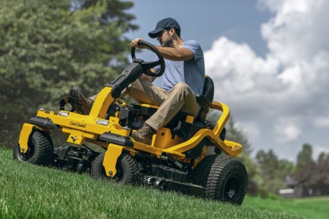 Cub Cadet Ultima ZTS and ZTXS Zero-Turn Mowers with Steering Wheel