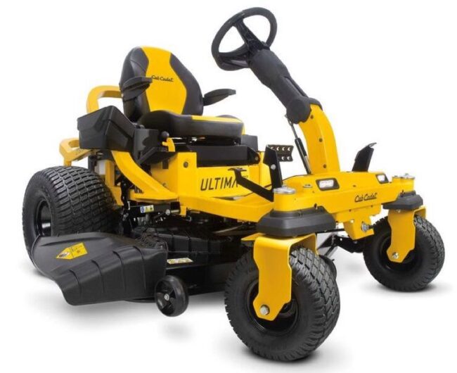 Cub Cadet Ultima ZTS and ZTXS Zero-Turn Mowers with Steering Wheel