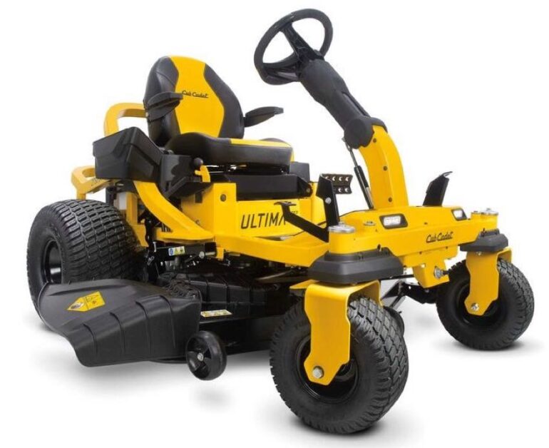 Cub Cadet Ultima ZTS And ZTXS Zero Turn Mowers With Steering Wheel