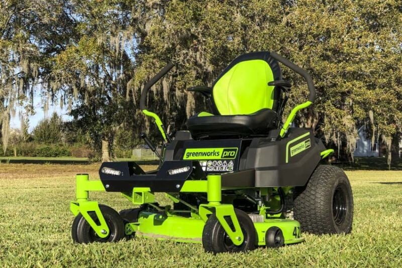 Greenworks 60V 42 in. Cordless Battery Electric CrossoverT Tractor Riding  Lawn Mower, (6) 8 Ah Battery & Chargers, Mower CRT426 at Tractor Supply Co.