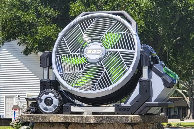 wheeled fan
