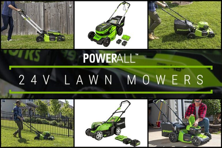 Greenworks 24V 48V Lawn Mower Lineup OPE Reviews   Greenworks 24V 48V Lawn Mower 770x514 