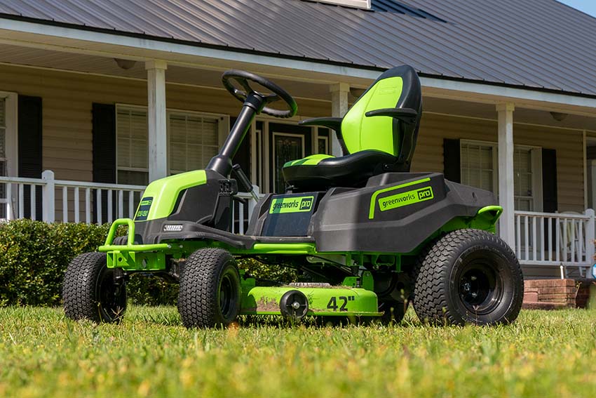 Greenworks 60V Lawn Tractor Review CRT426 OPE Reviews