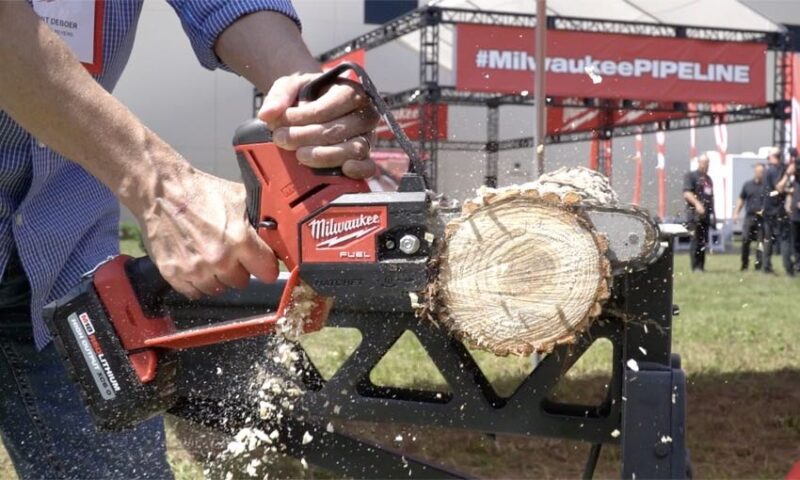 Black & Decker Alligator vs. 8 inch Tree Log 