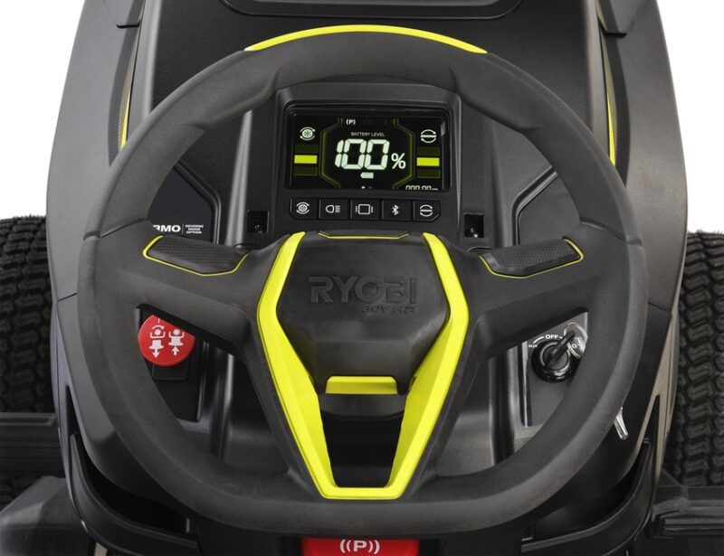 Ryobi 46-inch lawn tractor LCD display