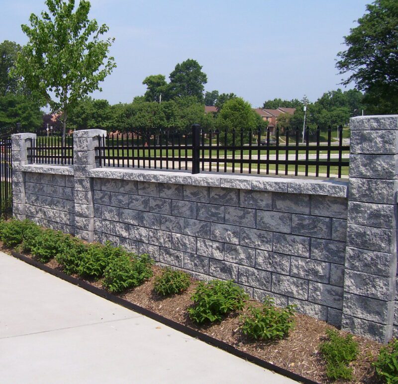 masonry fence