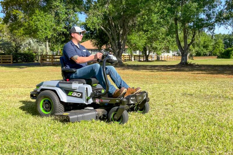 EGO E-Steer Zero Turn Mower