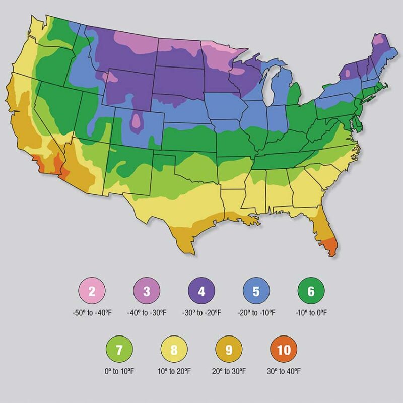 growing zone map