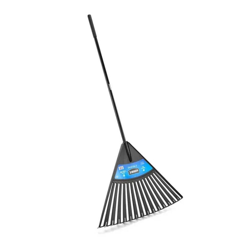 clog-free leaf rake