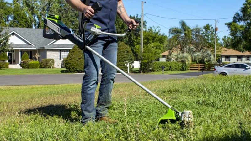 Greenworks string trimmer