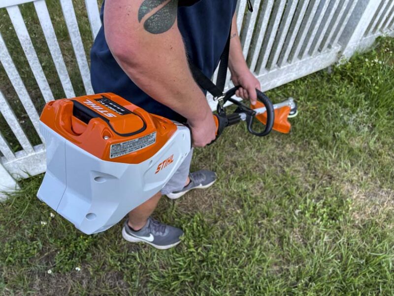 Stihl battery discount grass trimmer reviews