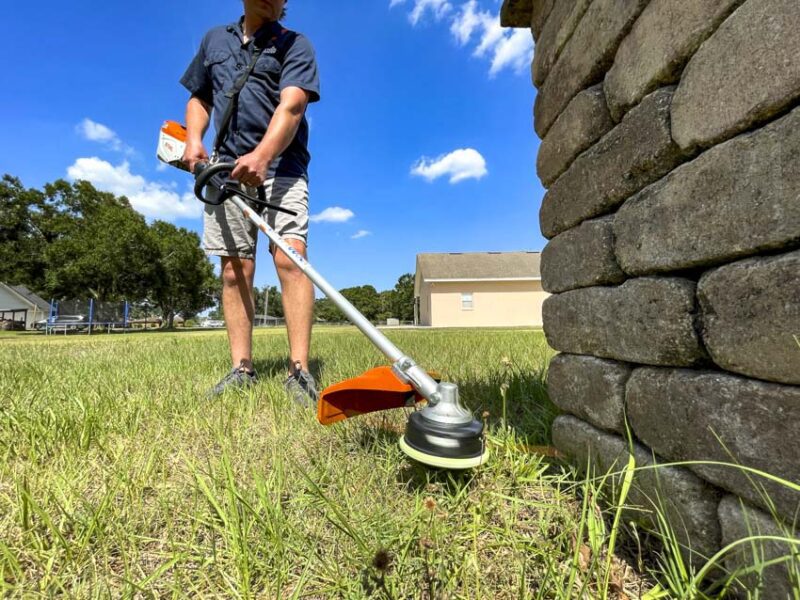 Stihl battery-powered trimmer