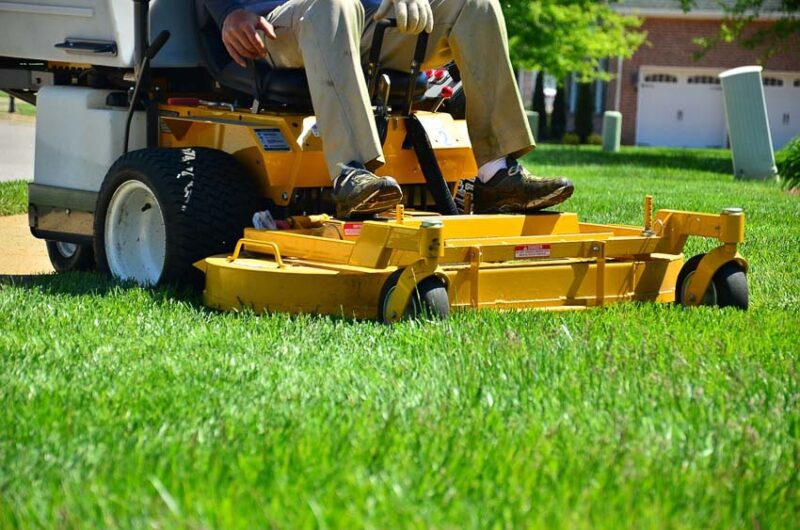 how to mow sod