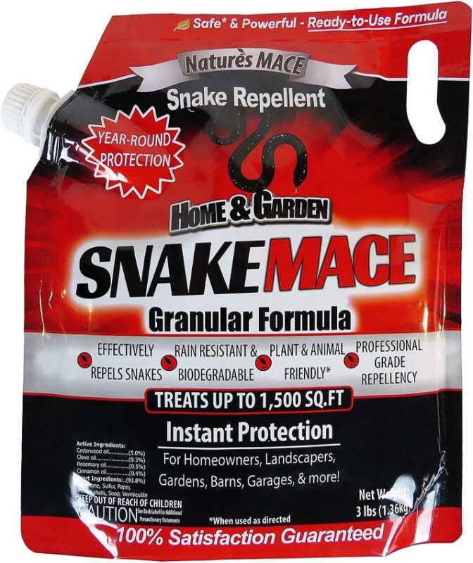 keep snakes out of your yard with snake repellents