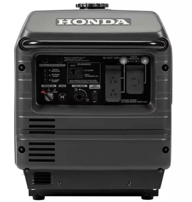 Honda generator rear panel
