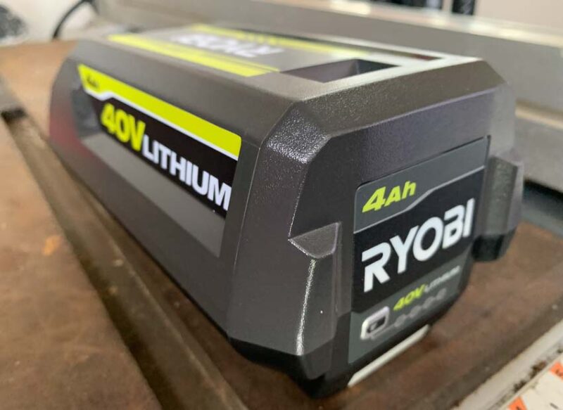 Ryobi 40V battery