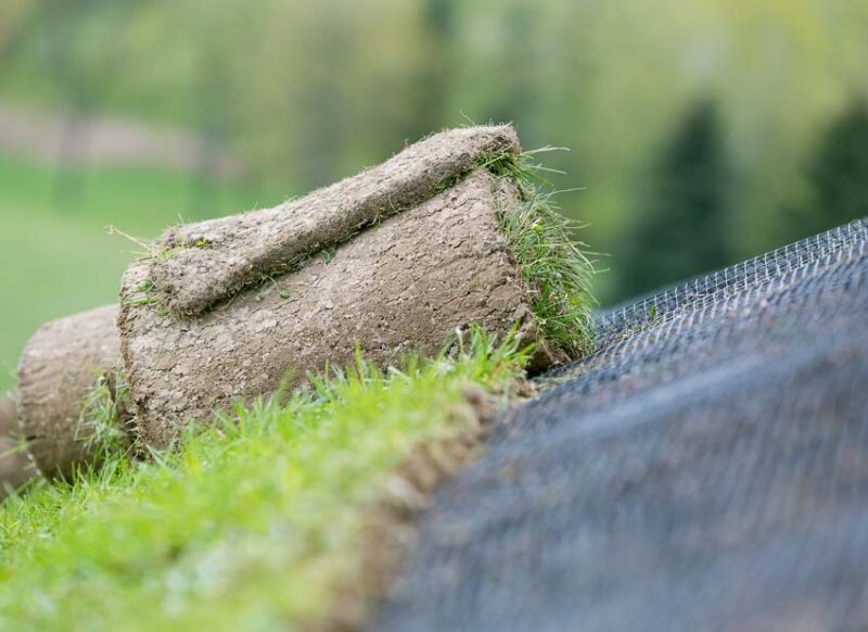 how to stop erosion sod